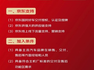 京东开始招募“国民好车”4S店:买车、用车、养车都省心了!